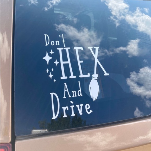 Don’t Hex And Drive Window Decal - Picture 1 of 1